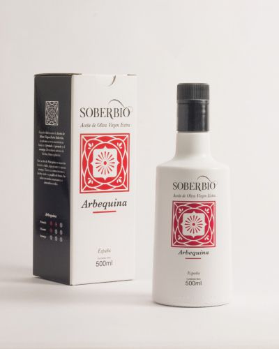 Estuche AOVE Soberbio Monovarietal Arbequina 1 x 500 ml