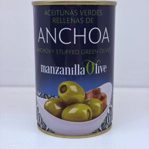 Aceituna Manzanilla Rellena de Anchoa Lata 130g