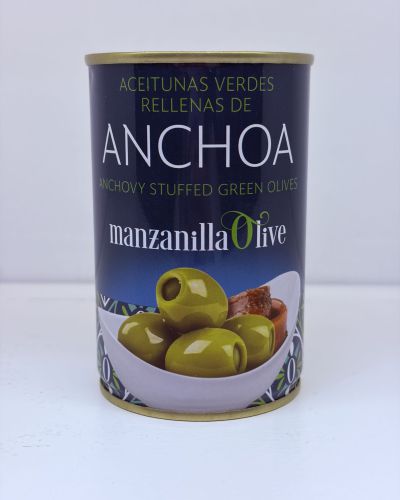 Aceituna Manzanilla Rellena de Anchoa Lata 130g