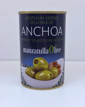 Aceituna Manzanilla Rellena de Anchoa Lata 130g